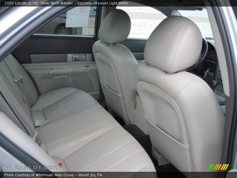 Silver Birch Metallic / Espresso/Medium Light Stone 2003 Lincoln LS V8