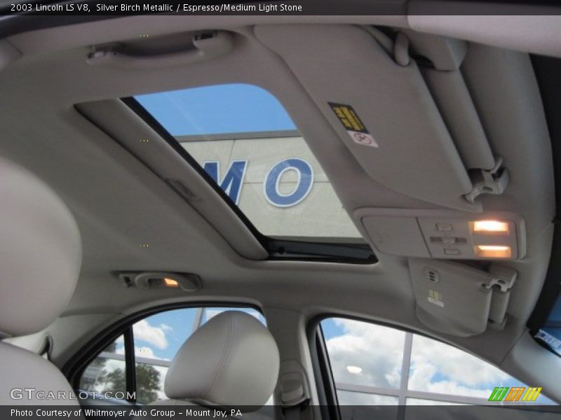 Silver Birch Metallic / Espresso/Medium Light Stone 2003 Lincoln LS V8