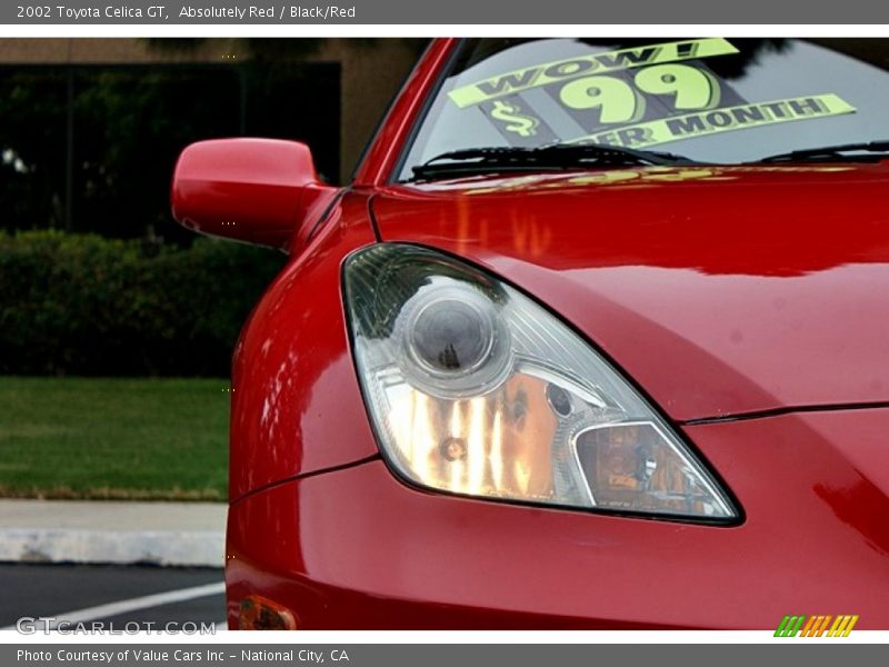 Absolutely Red / Black/Red 2002 Toyota Celica GT