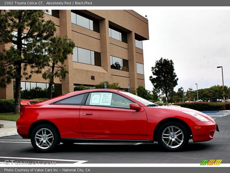  2002 Celica GT Absolutely Red