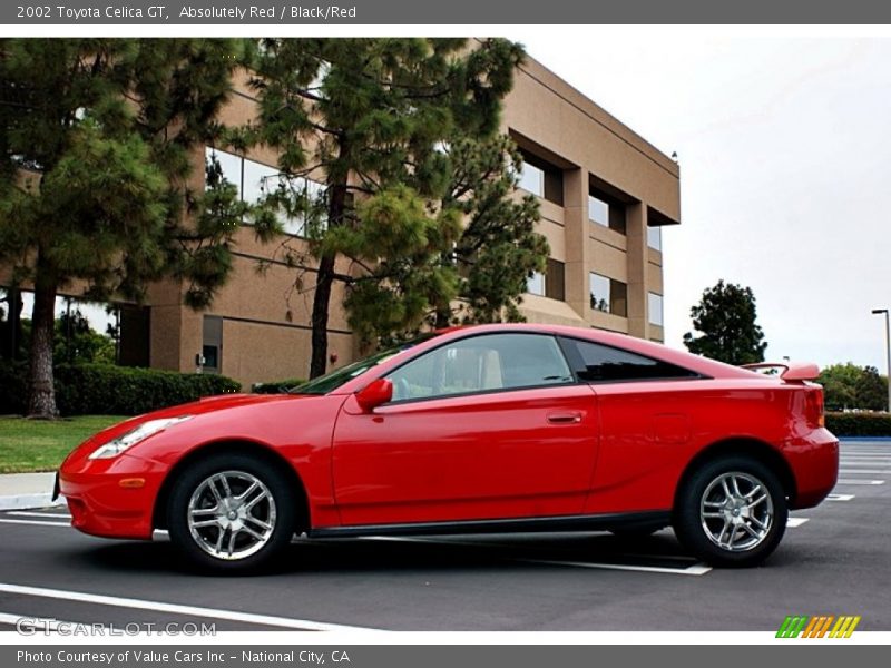  2002 Celica GT Absolutely Red