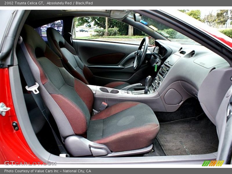  2002 Celica GT Black/Red Interior