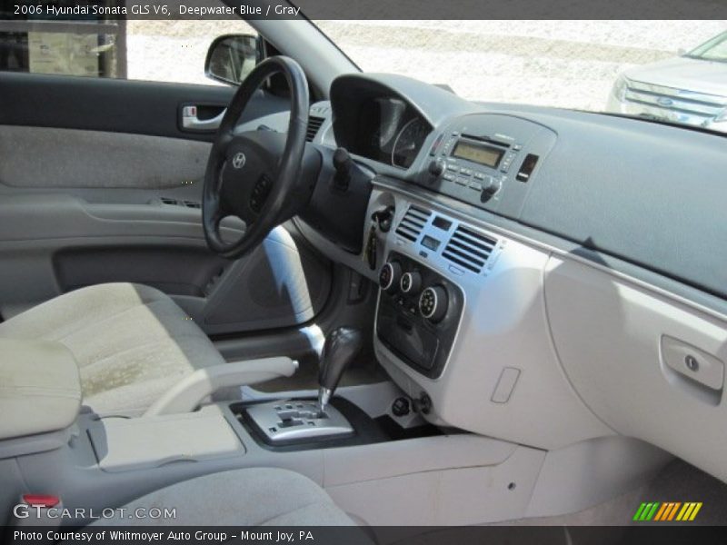 Deepwater Blue / Gray 2006 Hyundai Sonata GLS V6