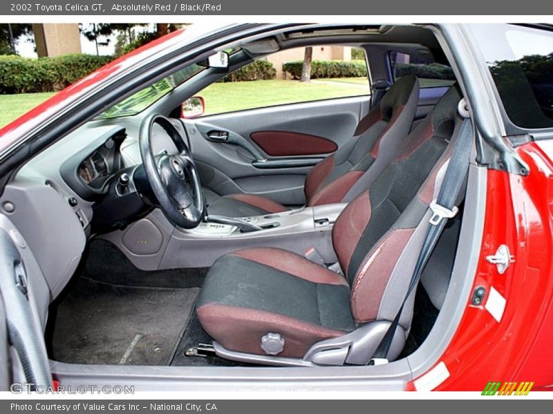  2002 Celica GT Black/Red Interior