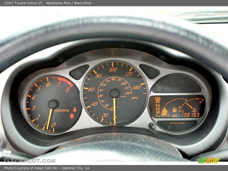  2002 Celica GT GT Gauges