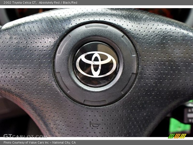 Absolutely Red / Black/Red 2002 Toyota Celica GT