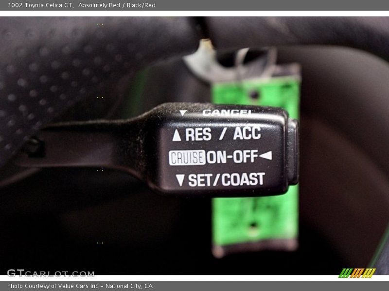 Absolutely Red / Black/Red 2002 Toyota Celica GT