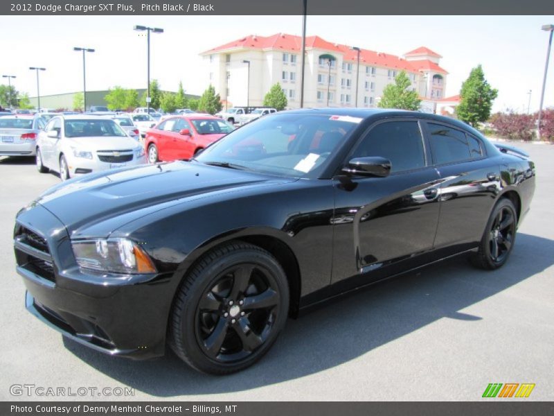 Pitch Black / Black 2012 Dodge Charger SXT Plus
