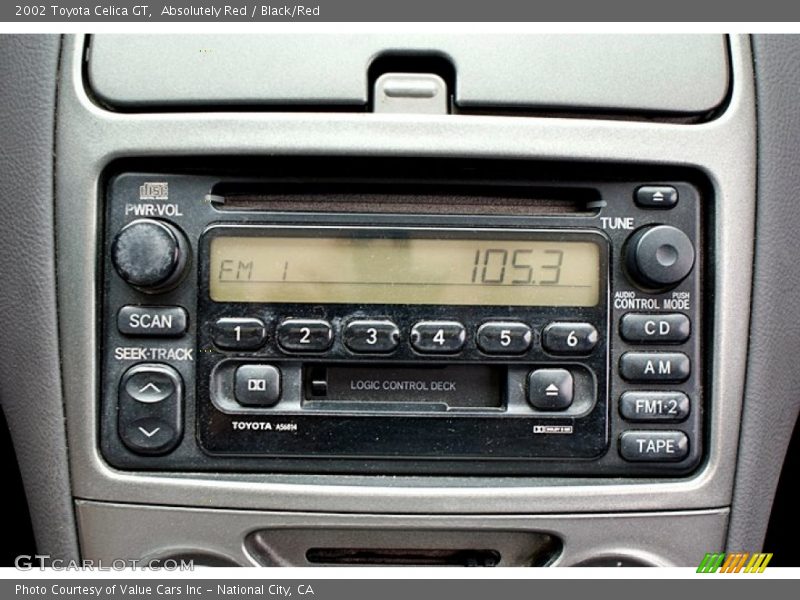 Audio System of 2002 Celica GT