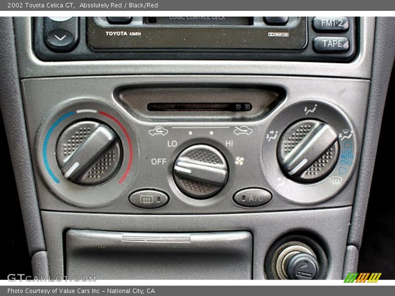 Controls of 2002 Celica GT