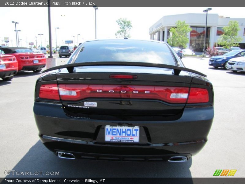 Pitch Black / Black 2012 Dodge Charger SXT Plus