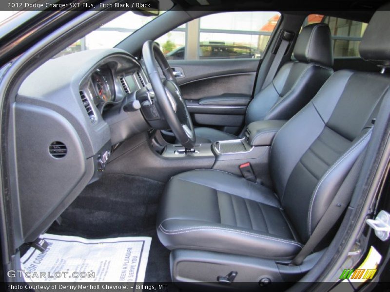 Pitch Black / Black 2012 Dodge Charger SXT Plus