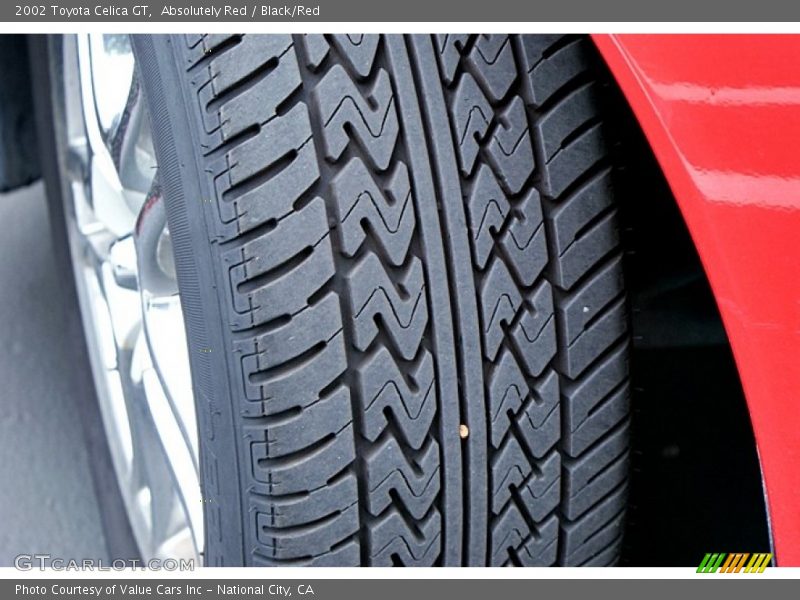 Absolutely Red / Black/Red 2002 Toyota Celica GT