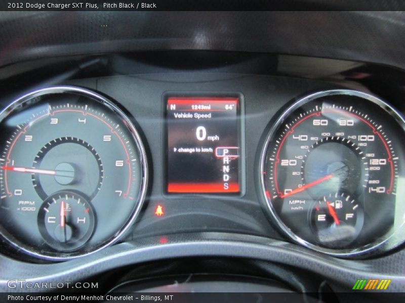 Pitch Black / Black 2012 Dodge Charger SXT Plus