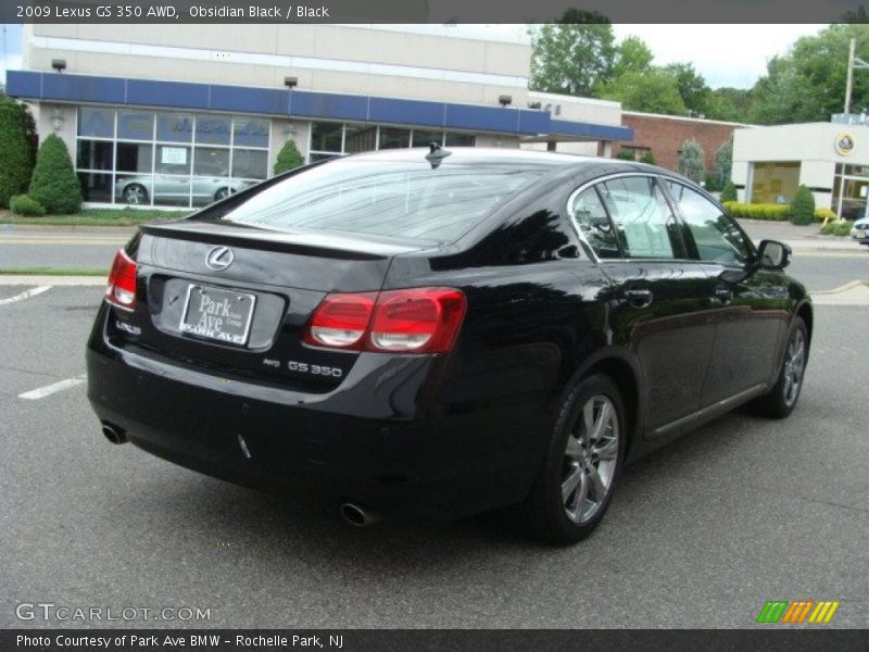 Obsidian Black / Black 2009 Lexus GS 350 AWD