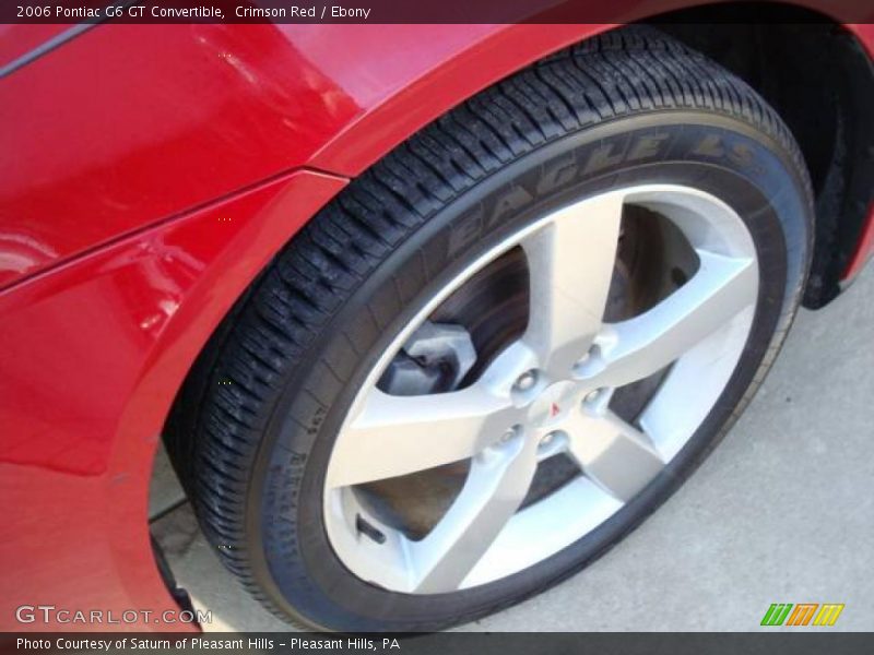 Crimson Red / Ebony 2006 Pontiac G6 GT Convertible