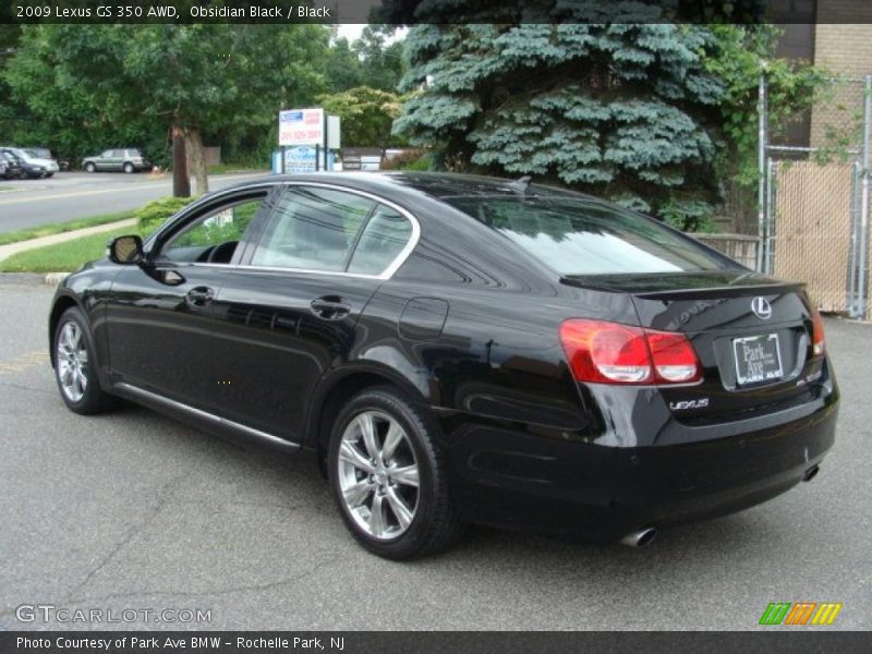 Obsidian Black / Black 2009 Lexus GS 350 AWD