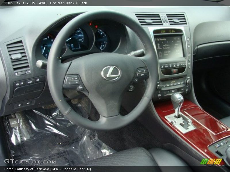 Obsidian Black / Black 2009 Lexus GS 350 AWD