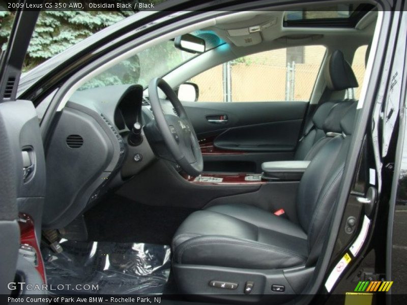 Obsidian Black / Black 2009 Lexus GS 350 AWD