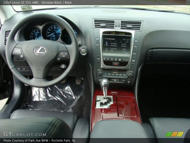 Obsidian Black / Black 2009 Lexus GS 350 AWD