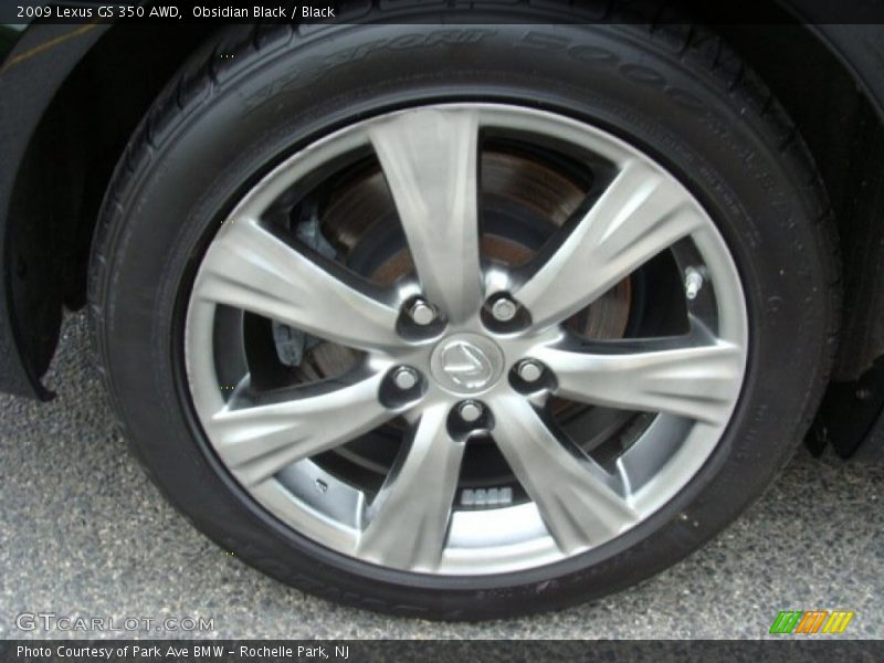 Obsidian Black / Black 2009 Lexus GS 350 AWD