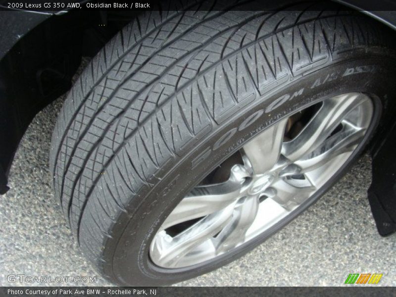 Obsidian Black / Black 2009 Lexus GS 350 AWD