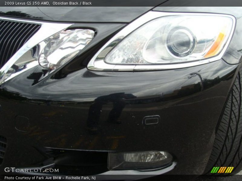 Obsidian Black / Black 2009 Lexus GS 350 AWD