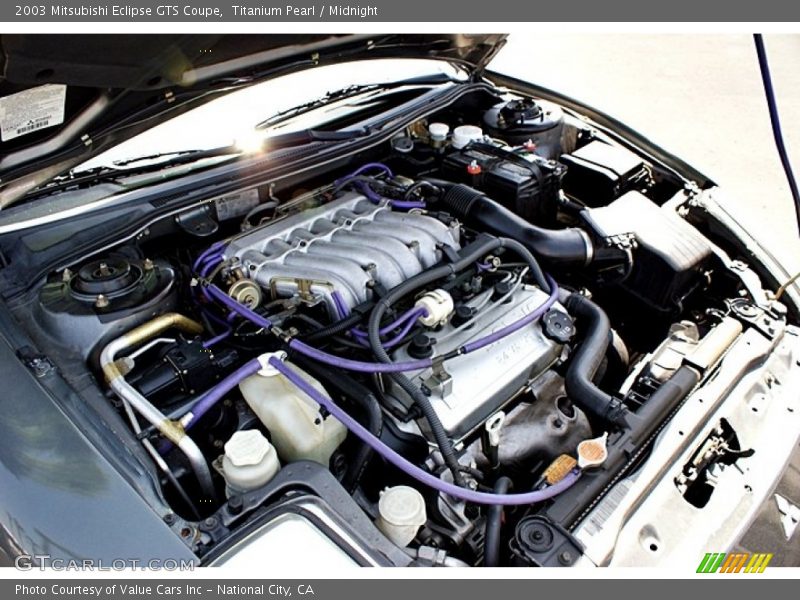 Titanium Pearl / Midnight 2003 Mitsubishi Eclipse GTS Coupe