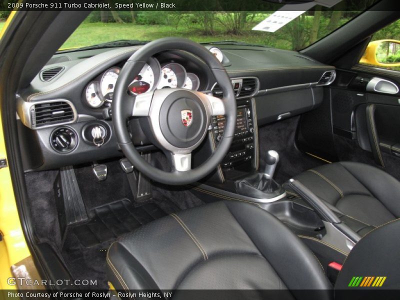  2009 911 Turbo Cabriolet Black Interior