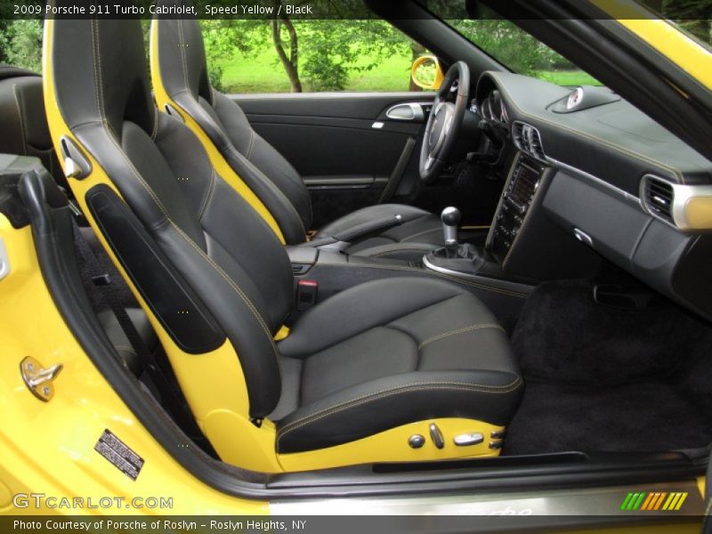 Front Seat of 2009 911 Turbo Cabriolet