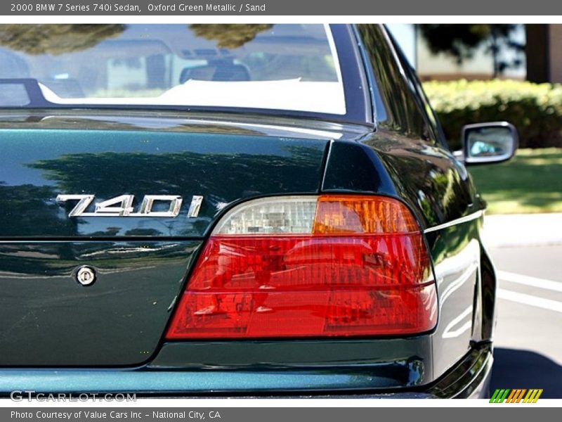 Oxford Green Metallic / Sand 2000 BMW 7 Series 740i Sedan