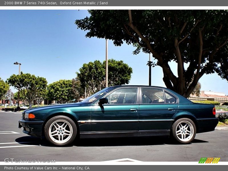  2000 7 Series 740i Sedan Oxford Green Metallic