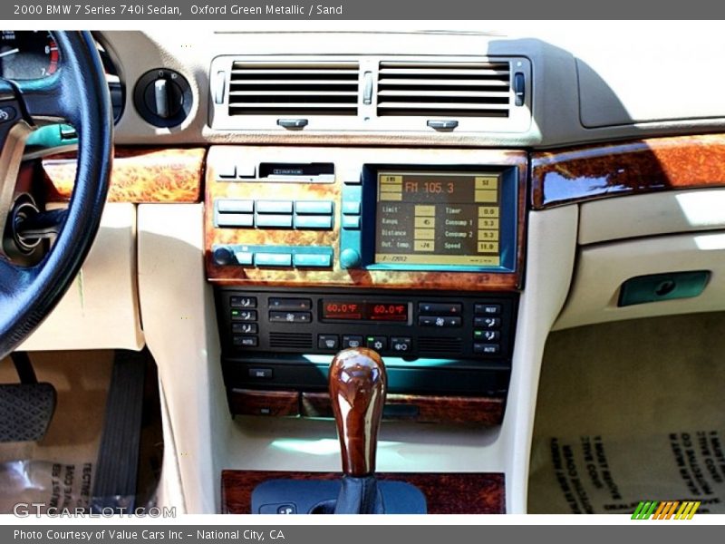 Oxford Green Metallic / Sand 2000 BMW 7 Series 740i Sedan