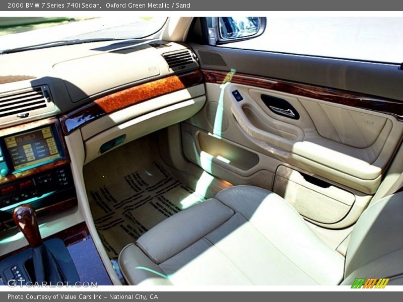 Oxford Green Metallic / Sand 2000 BMW 7 Series 740i Sedan