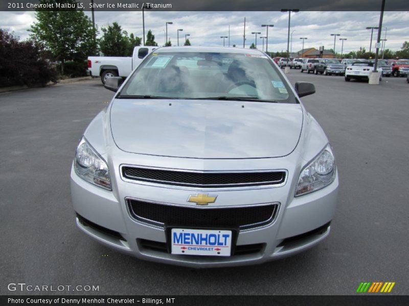 Silver Ice Metallic / Titanium 2011 Chevrolet Malibu LS