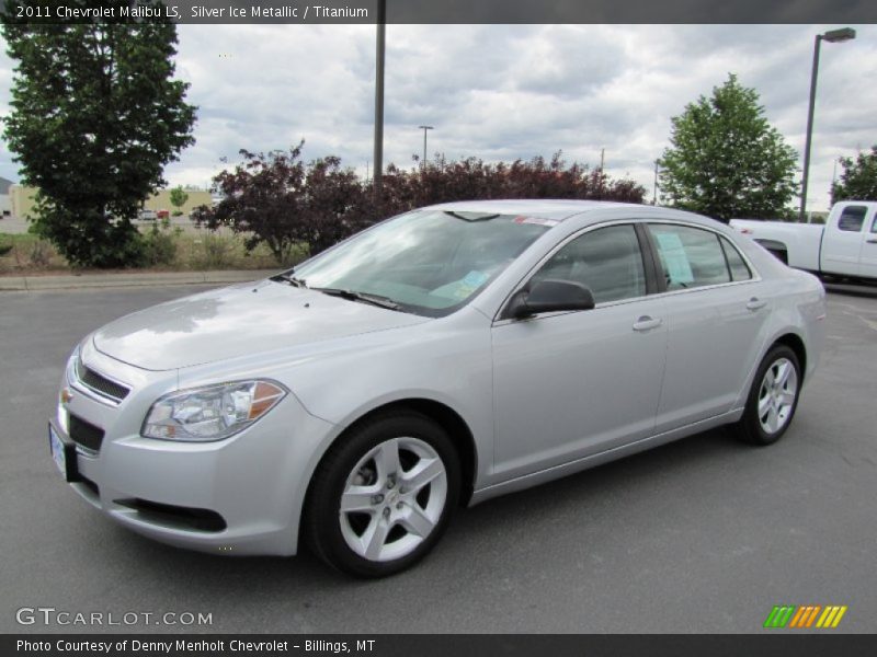 Silver Ice Metallic / Titanium 2011 Chevrolet Malibu LS