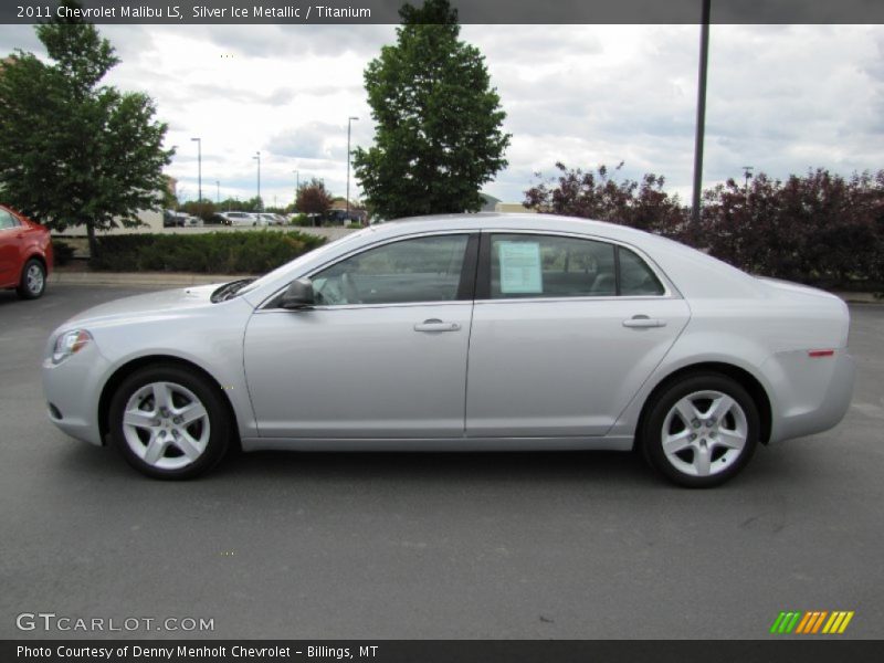 Silver Ice Metallic / Titanium 2011 Chevrolet Malibu LS