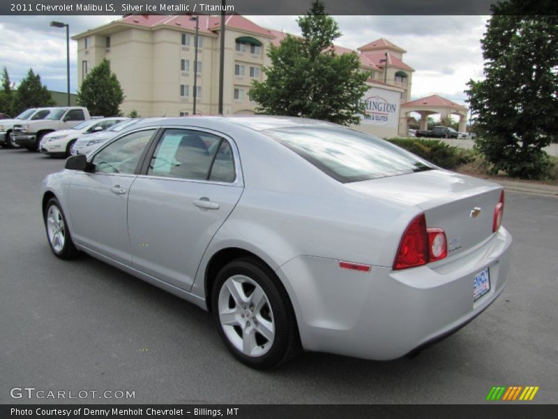 Silver Ice Metallic / Titanium 2011 Chevrolet Malibu LS
