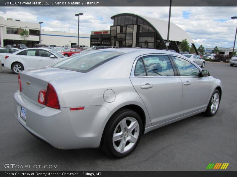 Silver Ice Metallic / Titanium 2011 Chevrolet Malibu LS