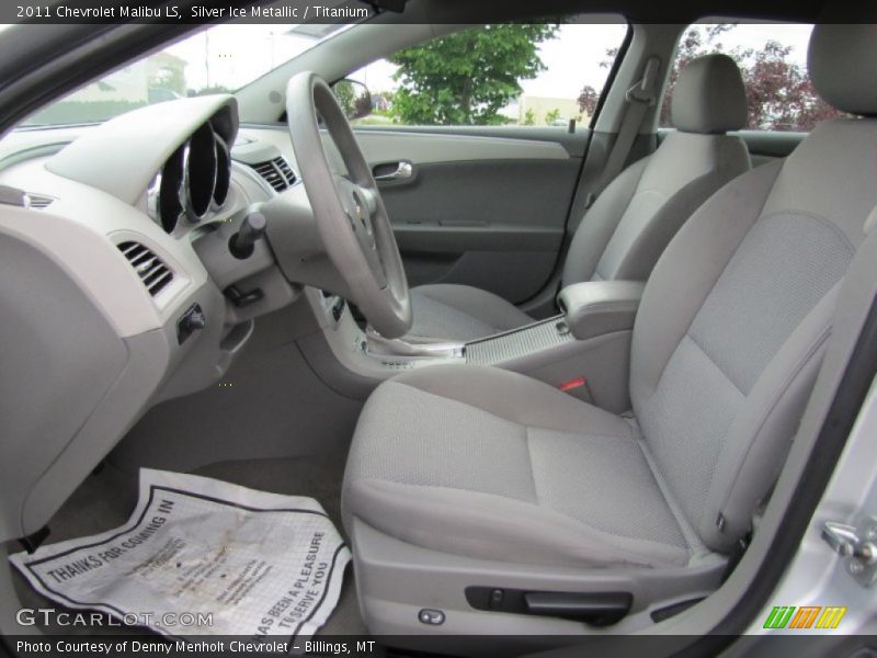 Silver Ice Metallic / Titanium 2011 Chevrolet Malibu LS