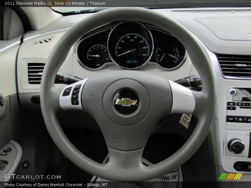Silver Ice Metallic / Titanium 2011 Chevrolet Malibu LS