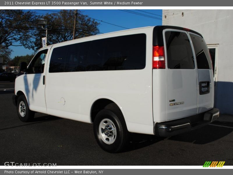 Summit White / Medium Pewter 2011 Chevrolet Express LT 3500 Passenger Van