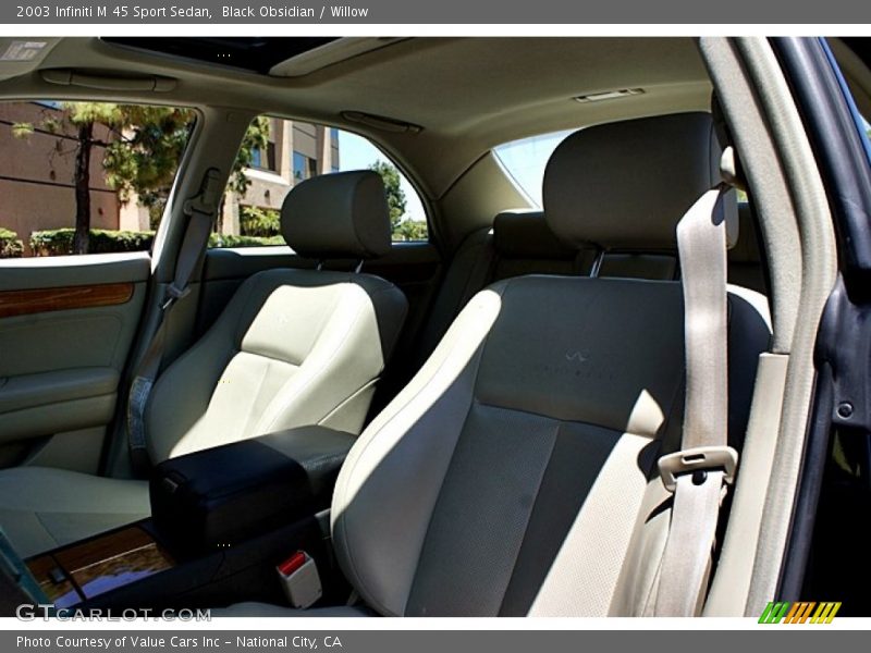 Black Obsidian / Willow 2003 Infiniti M 45 Sport Sedan
