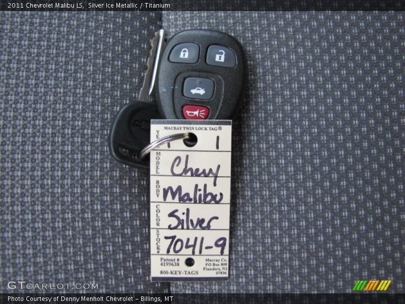 Silver Ice Metallic / Titanium 2011 Chevrolet Malibu LS