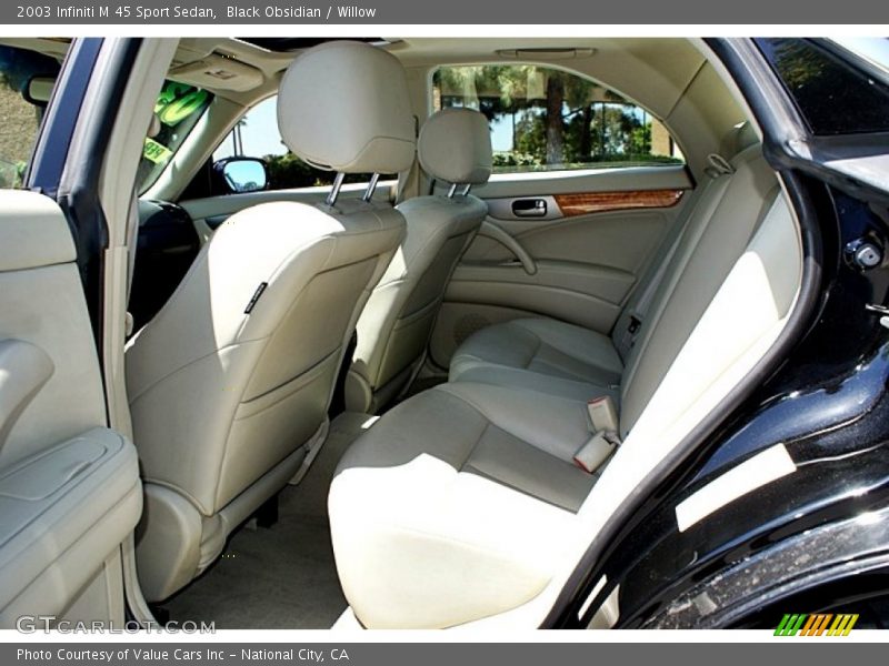 Black Obsidian / Willow 2003 Infiniti M 45 Sport Sedan