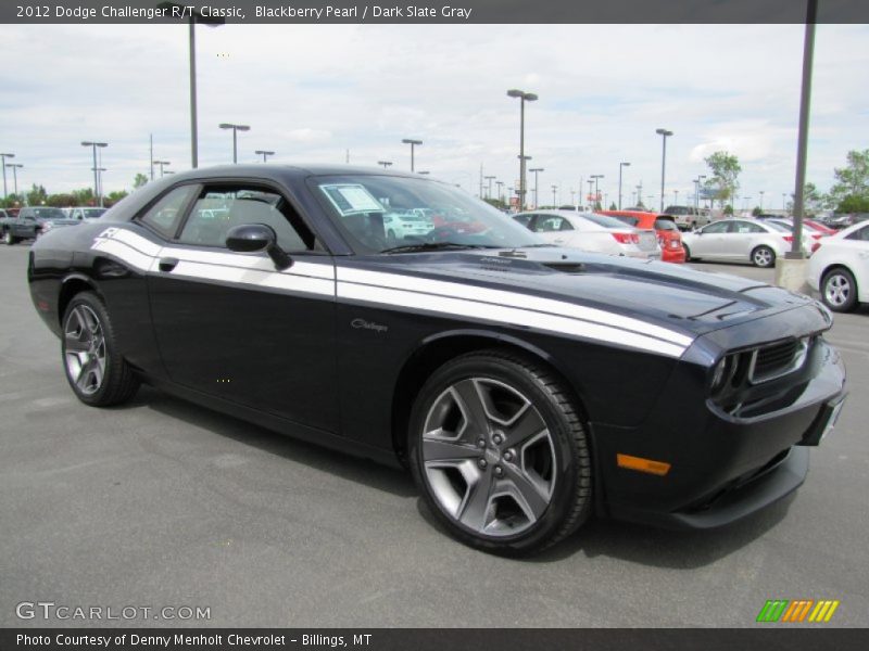 Blackberry Pearl / Dark Slate Gray 2012 Dodge Challenger R/T Classic