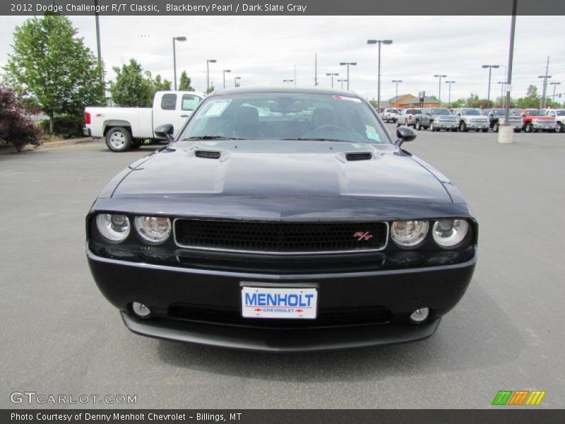 Blackberry Pearl / Dark Slate Gray 2012 Dodge Challenger R/T Classic