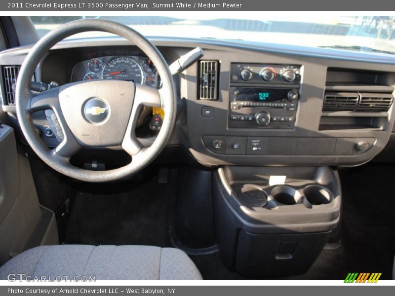 Summit White / Medium Pewter 2011 Chevrolet Express LT 3500 Passenger Van