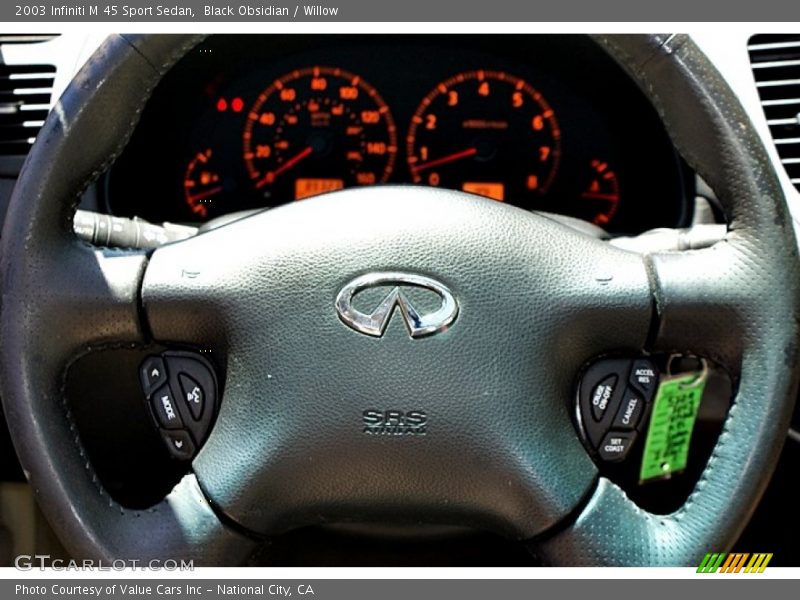 Black Obsidian / Willow 2003 Infiniti M 45 Sport Sedan