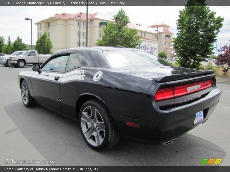 Blackberry Pearl / Dark Slate Gray 2012 Dodge Challenger R/T Classic